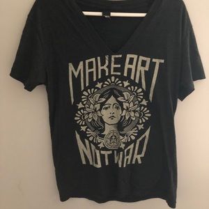 Make Art Not War Tee